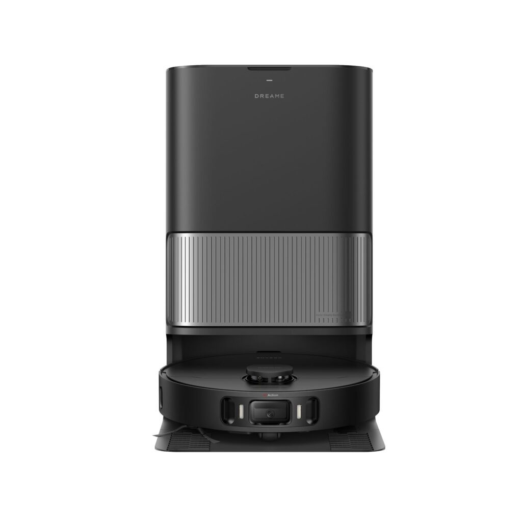 Dreame L40 Ultra CE на станции самоочистки со встроенными резервуарами для воды